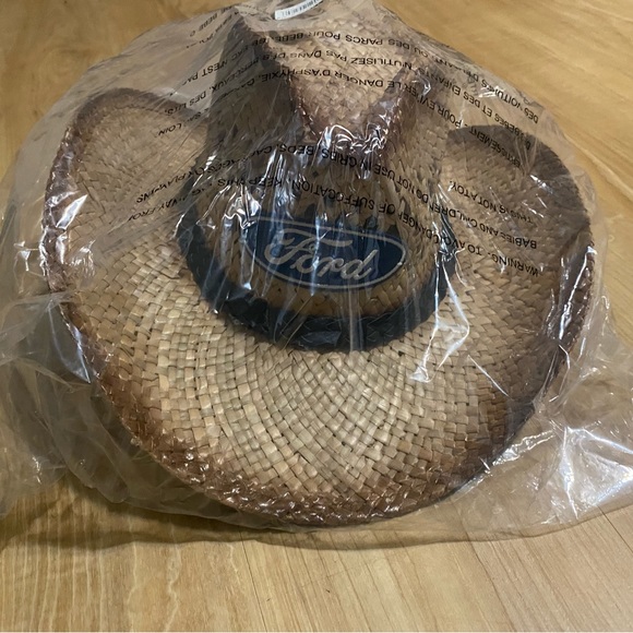 Accessories Ford Straw Cowboy Hat In Bag Not Opened Pictures Are Of
